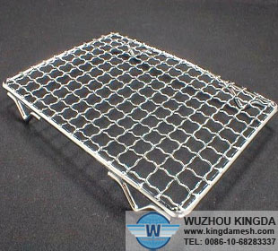 Folding cooling rack