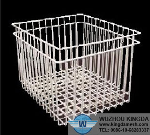 Wire deep freezer baskets