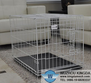 Metal foldable pet cage