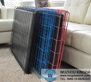 Metal foldable pet cage