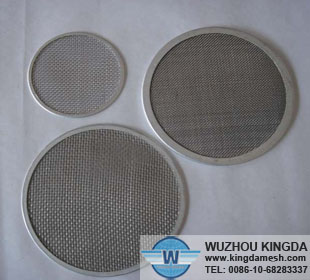 Wire mesh filter disc