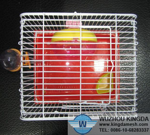 Metal hamster cage