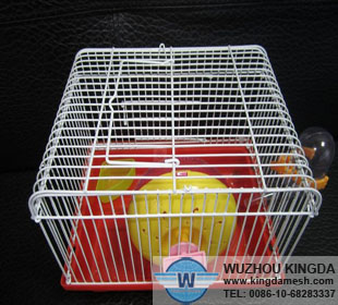 Metal hamster cage