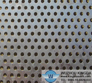 Aluminum punched metal mesh