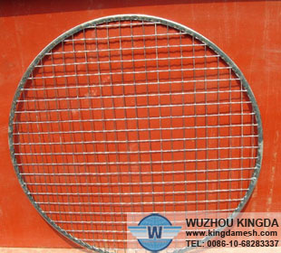 Round wire mesh oven racks