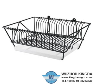 Black iron dish drying rack