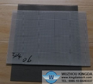 Safe stainless window screen