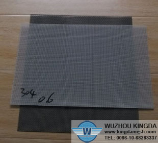 Stainless steel safe window screen