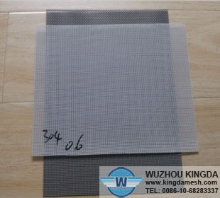 Stainless steel safe window screen