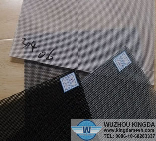 Window security stainless mesh screen