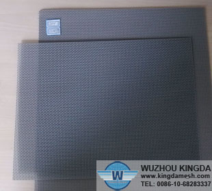 Steel anti-theft security window screen