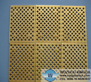 Aluminum perforated metal mesh