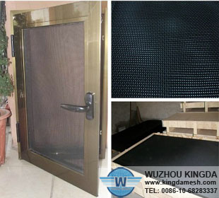 Stainless security window screen