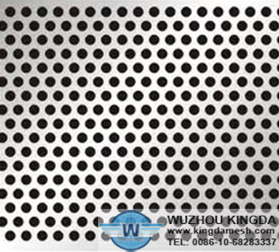 Round hole perforated mesh sheets