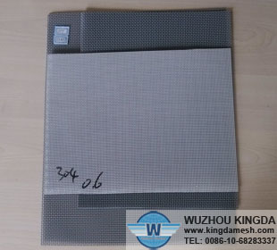 Anti-theft steel window screen