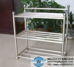 layers stainless steel shoes rack