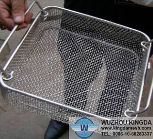  Foldable Stainless mesh basket