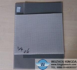 Anti-theft stainless steel window screen