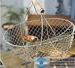 Vegetables Stainless metal basket