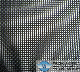 Powder coated anti-theft window screen