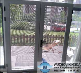 Stainless security door screen