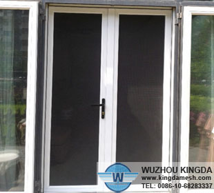 Stainless security door screen