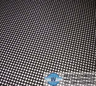 Black anti-theft security window screen