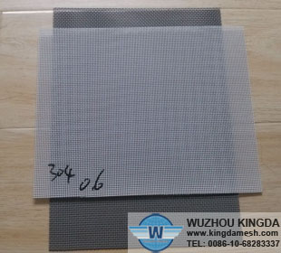 Stainless steel security window screen mesh