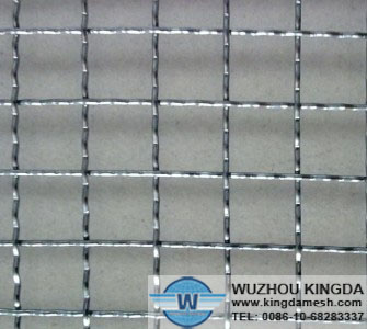  Iron wire crimped woven mesh netting