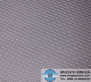 Stainless bulletproof window screen