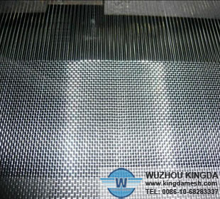 Stainless anti theft window screen