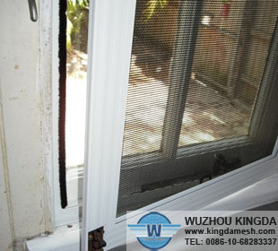 Anti-theft stainless window screen