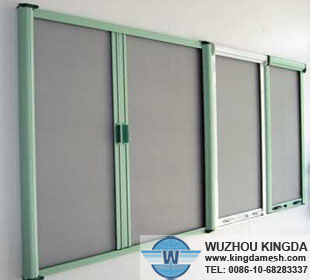 Stainless steel bullet proof security window screen