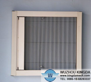 Stainless steel bullet proof security window screen