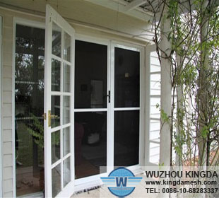 Steel security window and door screen