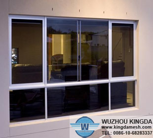 Stainless safe window and door screen