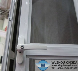 Anti-theft stainless door screen