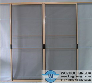 Stainless anti-theft door screen