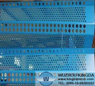 Anti-wind & dust perforated sheet mesh