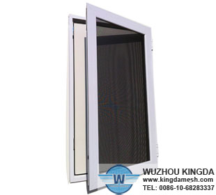 Stainless bulletproof window screens