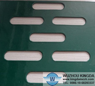 Decorative coating perforated sheet