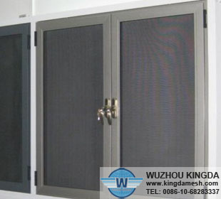 Stainless bulletproof security window screen