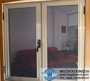 Stainless bulletproof security window screen