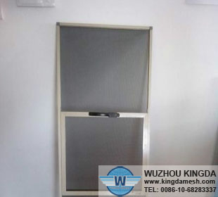 Stainless coated anti-theft window screen