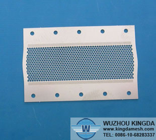 Micro hole etching mesh