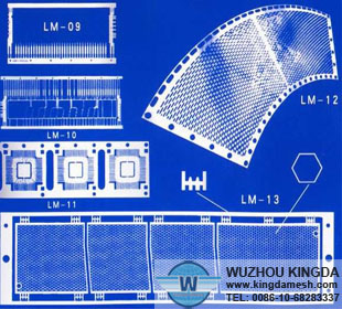 Stainless steel etched filter mesh