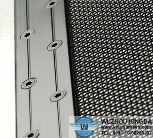 Steel security window screen net