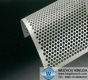 Perforated metal etching screen