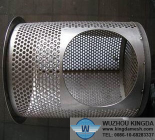 Perforated metal etching screen