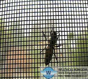PVC coated steel safe window screen